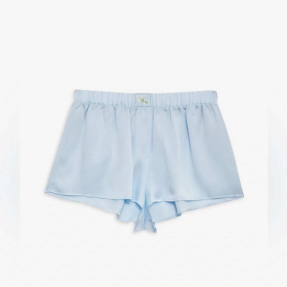 For Love And Lemons Light Blue Pajama Bottoms - Picture 5 of 13